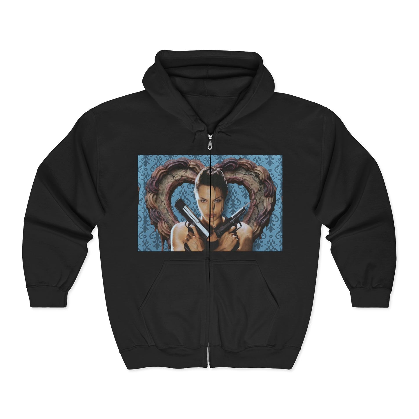 Angelina Jolie Rotten Heart Hoodie (TOMB RAIDER)