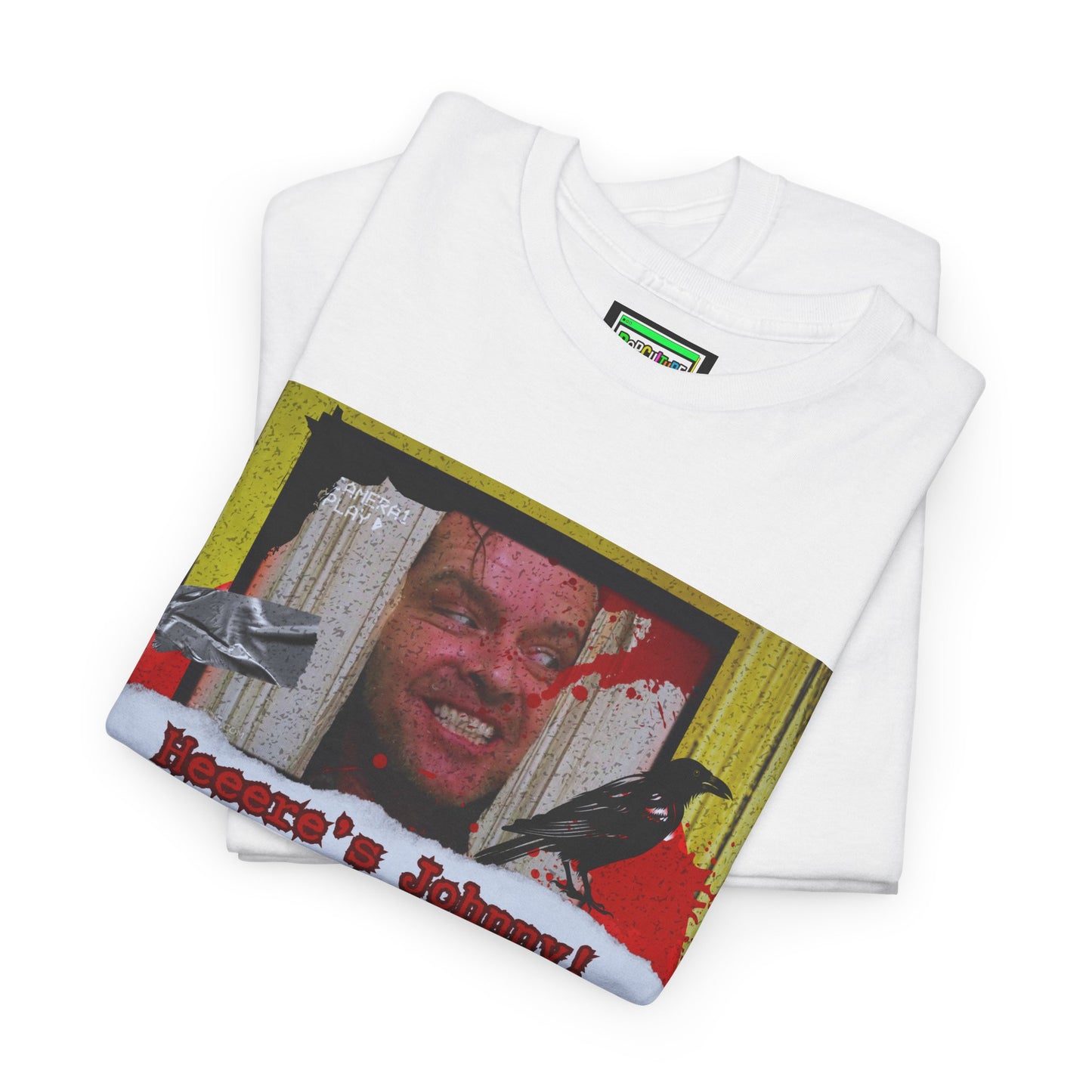 "here's johnny' tee