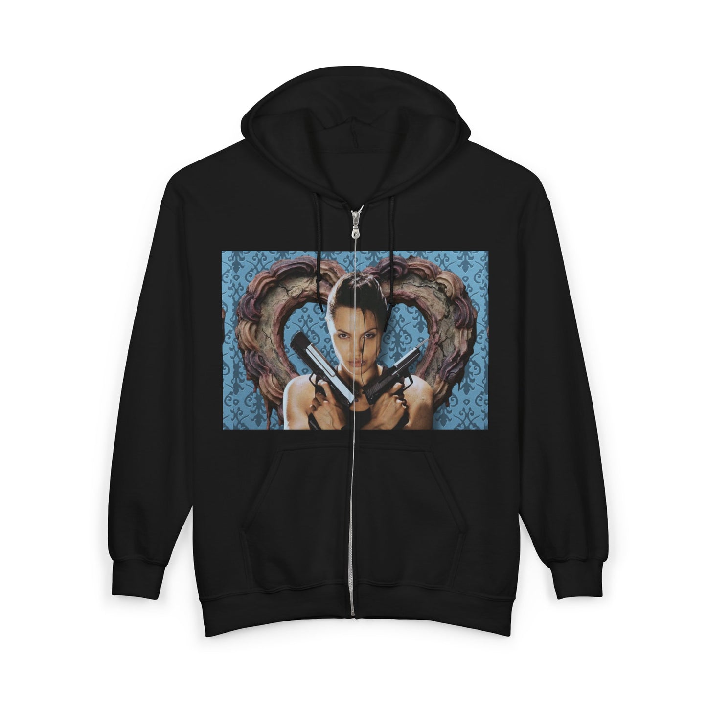 Angelina Jolie Rotten Heart Hoodie (TOMB RAIDER)