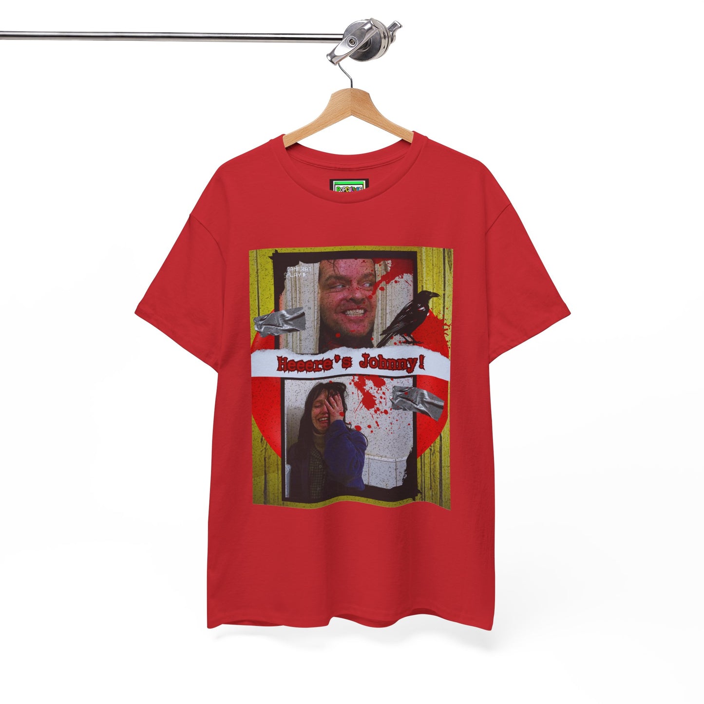"here's johnny' tee