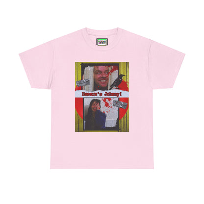 "here's johnny' tee