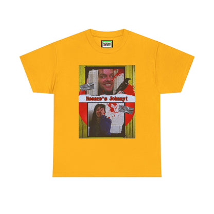 "here's johnny' tee