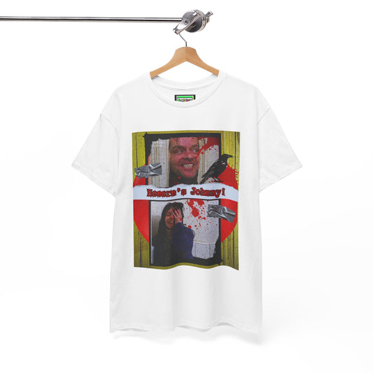 "here's johnny' tee