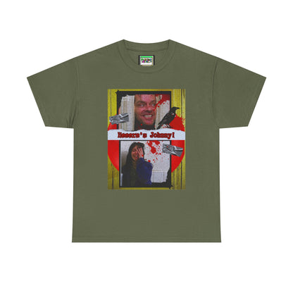 "here's johnny' tee