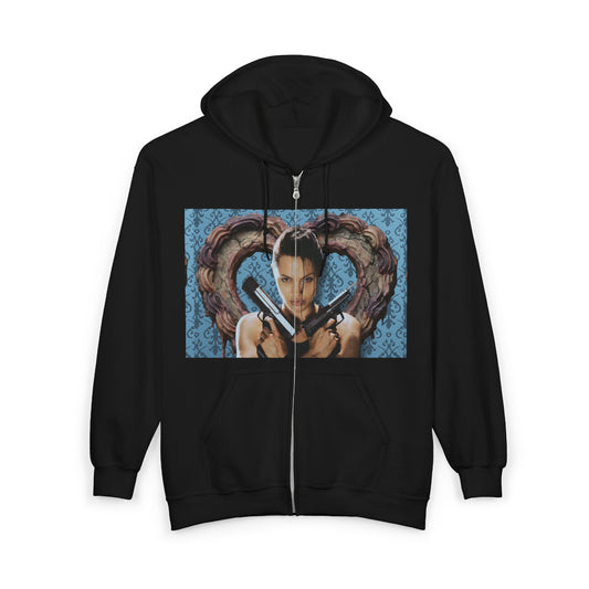 Angelina Jolie Rotten Heart Hoodie (TOMB RAIDER)